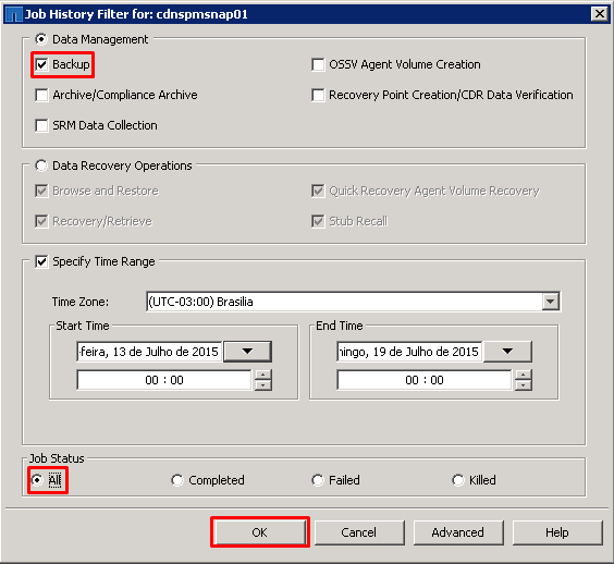 2015_07_FernandoMatarese_Como_Verificar_Status_de_Backup_no_SnapProtect_03