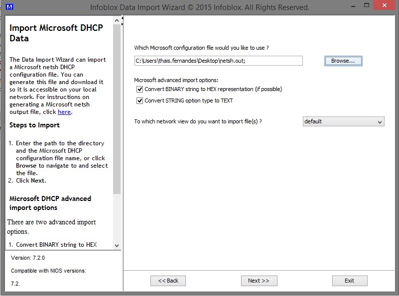Tech-Tips_2015_Outubro_ThaisRamalho_Importando Escopo DHCP Microsoft para o Infoblox08